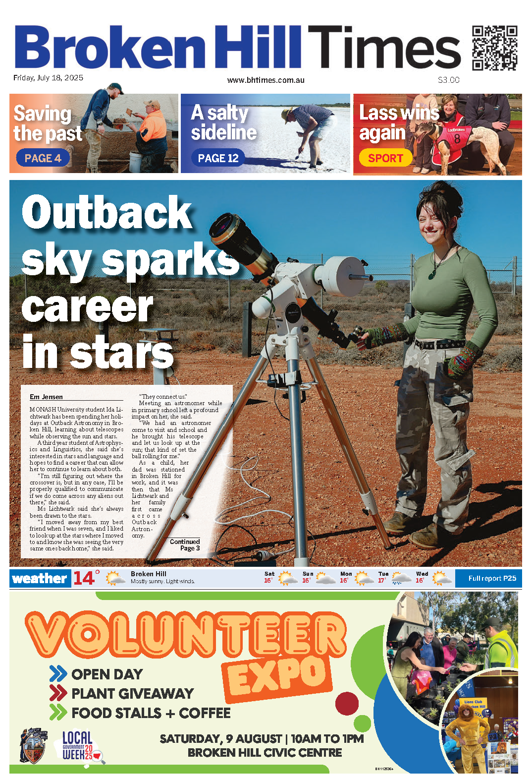 Broken Hill Times – July 18th 2025