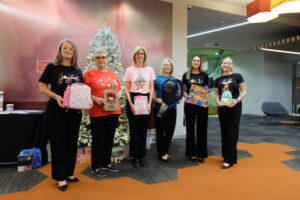 Rubber hits the road for toy drive